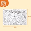 image:imageJOYIN 12 Pcs Thanksgiving Turkey Coloring Placemats Paper Table Mats24pcs Thankful Turkey Set