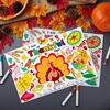 image:imageJOYIN 12 Pcs Thanksgiving Turkey Coloring Placemats Paper Table Mats24pcs Thankful Turkey Set