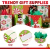 image:imageJOYIN 18 PCS Christmas Treat Bags Holiday Present Goody Gift Treat Candy Wrapping Paper Bags with Handles for Xmas Gift Giving Classroom Party Favors Thanksgiving Decor 9x 35x 73Xmas