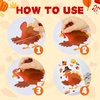 image:imageJOYIN 24 Pcs Thanksgiving Make A Face Sticker Craft Kit Turkey DIY Sheets
