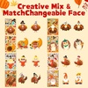 image:imageJOYIN 24 Pcs Thanksgiving Make A Face Sticker Craft Kit Turkey DIY Sheets