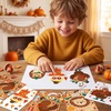 image:imageJOYIN 24 Pcs Thanksgiving Make A Face Sticker Craft Kit Turkey DIY Sheets