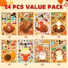 image:imageJOYIN 24 Pcs Thanksgiving Make A Face Sticker Craft Kit Turkey DIY Sheets
