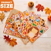image:imageJOYIN 24 Pcs Thanksgiving Make A Face Sticker Craft Kit Turkey DIY Sheets