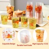 image:imageJOYIN 50 Pcs Thanksgiving Cups Disposable 12 OZ Thanksgiving Plastic Cups with Pumpkin Maple Leaves Plastic Dinnerware for Juice Coffee HotCold Drinks Fall Party Favor Supplies