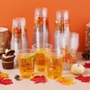 image:imageJOYIN 50 Pcs Thanksgiving Cups Disposable 12 OZ Thanksgiving Plastic Cups with Pumpkin Maple Leaves Plastic Dinnerware for Juice Coffee HotCold Drinks Fall Party Favor Supplies