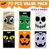 image:imageJOYIN 72 Pcs Halloween Goodie Bag for TrickorTreating Plastic Snacks Bags for Kids Party Favors Halloween Trick or Treat Candy Bags for Event Party Favor Supplies