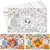image:imageJOYIN 12 Pcs Thanksgiving Turkey Coloring Placemats Paper Table Mats12pcs Cute Turkey Set