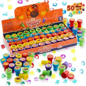 image:imageJOYIN 50 Pcs Thanksgiving Stampers Stamps for Kids Age 35 Turkey Party Favor Supplies Thanksgiving Arts amp Crafts for Kids Family Activities Classroom Exchange Prizes Gift Fall Stamper Assortment