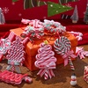 image:imageJOIEDOMI 12 Pcs Christmas Candy Cane Ornament with Wreaths Lollipop Christmas Trees and Candy Canes Designs Ornaments for Xmas Tree Decoration Polymer Clay Ornaments for Party Favor