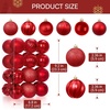 image:imageJOIEDOMI 24 Pcs Lime Green Christmas Balls Ornaments Set 236 Christmas Tree Ornaments Shatterproof Xmas Balls Hanging Decorations for Tree Wreath Garland Holiday Wedding Indoor Party DecorRed