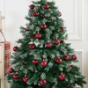 image:imageJOIEDOMI 24 Pcs Lime Green Christmas Balls Ornaments Set 236 Christmas Tree Ornaments Shatterproof Xmas Balls Hanging Decorations for Tree Wreath Garland Holiday Wedding Indoor Party DecorBurgundy Red