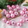 image:imageJOIEDOMI 24 Pcs Lime Green Christmas Balls Ornaments Set 236 Christmas Tree Ornaments Shatterproof Xmas Balls Hanging Decorations for Tree Wreath Garland Holiday Wedding Indoor Party DecorPink