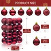 image:imageJOIEDOMI 24 Pcs Lime Green Christmas Balls Ornaments Set 236 Christmas Tree Ornaments Shatterproof Xmas Balls Hanging Decorations for Tree Wreath Garland Holiday Wedding Indoor Party DecorBurgundy Red