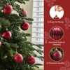 image:imageJOIEDOMI 24 Pcs Lime Green Christmas Balls Ornaments Set 236 Christmas Tree Ornaments Shatterproof Xmas Balls Hanging Decorations for Tree Wreath Garland Holiday Wedding Indoor Party DecorBurgundy Red
