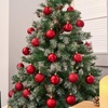 image:imageJOIEDOMI 24 Pcs Lime Green Christmas Balls Ornaments Set 236 Christmas Tree Ornaments Shatterproof Xmas Balls Hanging Decorations for Tree Wreath Garland Holiday Wedding Indoor Party DecorRed