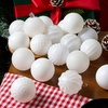 image:imageJOIEDOMI 24 Pcs Lime Green Christmas Balls Ornaments Set 236 Christmas Tree Ornaments Shatterproof Xmas Balls Hanging Decorations for Tree Wreath Garland Holiday Wedding Indoor Party DecorWhite