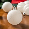 image:imageJOIEDOMI 24 Pcs Lime Green Christmas Balls Ornaments Set 236 Christmas Tree Ornaments Shatterproof Xmas Balls Hanging Decorations for Tree Wreath Garland Holiday Wedding Indoor Party DecorWhite