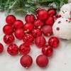 image:imageJOIEDOMI 24 Pcs Lime Green Christmas Balls Ornaments Set 236 Christmas Tree Ornaments Shatterproof Xmas Balls Hanging Decorations for Tree Wreath Garland Holiday Wedding Indoor Party DecorRed