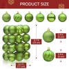 image:imageJOIEDOMI 24 Pcs Lime Green Christmas Balls Ornaments Set 236 Christmas Tree Ornaments Shatterproof Xmas Balls Hanging Decorations for Tree Wreath Garland Holiday Wedding Indoor Party DecorLime Green