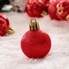 image:imageJOIEDOMI 24 Pcs Silver Christmas Balls Ornaments Set 16 Mini Christmas Tree Ornaments Decor Shatterproof Hanging Balls for Xmas Tree Wreath Garland Holiday Wedding Indoor Party DecorRed