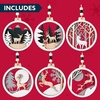 image:imageJOIEDOMI 6 Pcs Christmas Wooden Ornaments Christmas Farmhouse Rustic Reindeer Hanging Wood Ornaments for Winter Holiday Indoor Decor Xmas Tree DecorationsRustic