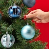 image:imageJOYIN 12 Pcs Red Gold Christmas Balls Ornaments Set 315 Glittering Tree Hanging Christmas Decorations Xmas Large Shatterproof Indoor Decor for Tree Wreath Holidays Wedding PartyBluesilve