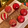 image:imageJOYIN 12 Pcs Red Gold Christmas Balls Ornaments Set 315 Glittering Tree Hanging Christmas Decorations Xmas Large Shatterproof Indoor Decor for Tree Wreath Holidays Wedding PartyRedgold