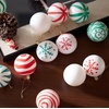 image:imageJOYIN 24 Pcs Christmas Ball Ornaments Blank White Ball Ornaments for DIY Art amp Craft Christmas Tree Decoration Shatterproof for Xmas Party Favors Supplies Presents