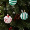 image:imageJOYIN 24 Pcs Christmas Ball Ornaments Blank White Ball Ornaments for DIY Art amp Craft Christmas Tree Decoration Shatterproof for Xmas Party Favors Supplies Presents