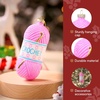 image:imageJOYIN Christmas Crochet Glass Small Ornament Blown Glass Mini Decor for Christmas Crochet Gift Tree Hanging Xmas Indoor Decorations Holiday Party FavorsCrochet Knitting Yarn