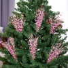 image:imageJoiedomi 12Pcs Christmas Berry Stem Ornaments Christmas Decorative Glitter Bead Sticks 17 Pink Artificial Glitter Twigs for Xmas Tree Decor Wreath DIY Crafts Holiday Party Supplies Wedding DecorPink