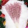 image:imageJoiedomi 12Pcs Christmas Berry Stem Ornaments Christmas Decorative Glitter Bead Sticks 17 Pink Artificial Glitter Twigs for Xmas Tree Decor Wreath DIY Crafts Holiday Party Supplies Wedding DecorPink
