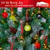image:imageJoiedomi 18 Pcs Mini Christmas Boozeball Ornaments Set 17 oz Clear Plastic Fillable Ball Ball Ornaments for Christmas Tree Hanging Decorations Indoor Xmas Party Favors Supplies Presents