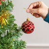 image:imageJoiedomi 71 Pcs Red amp Gold Christmas Ornaments Set Assorted Christmas Balls Ornaments with Star Tree Topper Shatterproof Hanging Decor for Xmas Tree Wreath Garland Holidays PartyRedgold