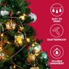 image:imageJoiedomi Mini Christmas 25 Pcs Clear Plastic Fillable Ball 276 inches Ball Ornaments for Christmas Tree Hanging Decorations Indoor Xmas Party Favors Supplies Presents