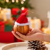 image:imageJoiedomi Mini Christmas Basketball Glass Ornament Blown Sports Ball Ornaments Small Mini Basketball Decor for Tree Hanging Outdoor Decorations Indoor Xmas Balls Gifts Party FavorsBasketball with hat