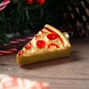image:imageJoiedomi Pizza Mini Christmas Ornaments Food Blown Glass Small Ornament for Christmas Tree Hanging Outdoor Decorations Indoor Xmas Party Favors Supplies Cute Presents Gifts