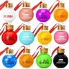image:imageJoiedomi 18 Pcs Mini Christmas Boozeball Ornaments Set 17 oz Clear Plastic Fillable Ball Ball Ornaments for Christmas Tree Hanging Decorations Indoor Xmas Party Favors Supplies Presents