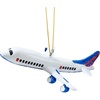 image:imageJoiedomi Mini Christmas Airplane Glass Ornament Commercial Airliner Blown Glass Xmas Tree Picks for Hanging Ornament Outdoor Party Favor Indoor Decor Winter GiftsAirplane