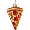 image:imageJoiedomi Pizza Mini Christmas Ornaments Food Blown Glass Small Ornament for Christmas Tree Hanging Outdoor Decorations Indoor Xmas Party Favors Supplies Cute Presents Gifts