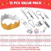 image:imageJOYIN 12 pcs Christmas NoSnap Party Favor Xmas Nutcracker Design Funny Gifts for Kids Includes Party Hat Jokes amp Gifts Christmas Table Decorations for Dinner Traditions Party SuppliesSnowflake