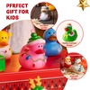image:imageJOYIN 24 Pcs Christmas Ducks Bath Toys Assorted Cute Rubber Duckies Bulk for Christmas Party Favors Mini Ducky Baby Bathtub Shower Pool Toys for Kids Xmas Table Dcorations Stocking Stuffers Gifts