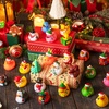 image:imageJOYIN 24 Pcs Christmas Ducks Bath Toys Assorted Cute Rubber Duckies Bulk for Christmas Party Favors Mini Ducky Baby Bathtub Shower Pool Toys for Kids Xmas Table Dcorations Stocking Stuffers Gifts