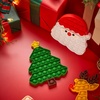 image:imageJOYIN 4 PCS Christmas Pop Stress Toy Xmas Pop Game Party Favors for Kids Squeeze Bubble Christmas Goodies Bag Fillers for Children Adults Anxiety Stress Reliever Office Desk