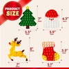 image:imageJOYIN 4 PCS Christmas Pop Stress Toy Xmas Pop Game Party Favors for Kids Squeeze Bubble Christmas Goodies Bag Fillers for Children Adults Anxiety Stress Reliever Office Desk