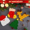 image:imageJOYIN 4 PCS Christmas Pop Stress Toy Xmas Pop Game Party Favors for Kids Squeeze Bubble Christmas Goodies Bag Fillers for Children Adults Anxiety Stress Reliever Office Desk