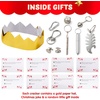 image:imageJOYIN 8 Pack Christmas NonSnap Party Favor Red Check Plaid Party Table Favor Includes Party Hat Jokes amp Gifts Xmas Gifts Prizes for Christmas Holiday Dinner Traditions Supplies