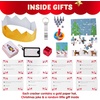 image:imageJOYIN 8 Pack Christmas Party Favor NonSnap Red amp Green Snowflake Design Party Table Favors with Holiday Party Favor Supplies for Kids and Adults Christmas Parties Dinners amp HolidaysKraft Snowflakes