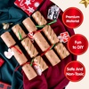 image:imageJOYIN 8 Pack Christmas Party Favor NonSnap Red amp Green Snowflake Design Party Table Favors with Holiday Party Favor Supplies for Kids and Adults Christmas Parties Dinners amp HolidaysKraft Snowflakes